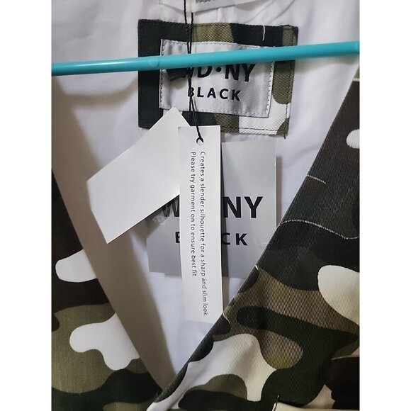 NWT WD.NY REG FIT Suit Vest Waistcoat Large Camo CR50 Excellent Sharp Slim Look - Picture 2 of 4